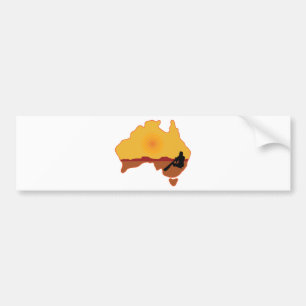 Australia Aboriginal Bumper Sticker