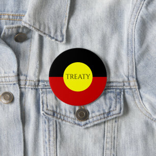 australia aboriginal flag 7.5 cm round badge