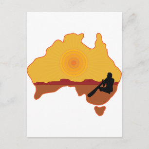 Australia Aboriginal Postcard