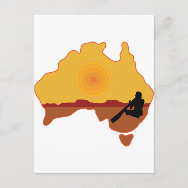 Australia Aboriginal Postcard (Front)