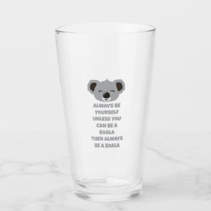 Australia Always be yourself Koala Bear Glass