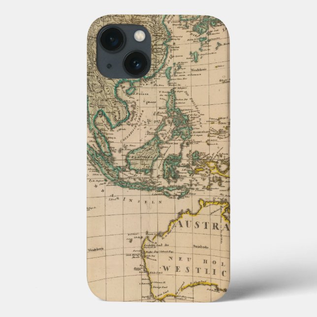 Australia and Asia Case-Mate iPhone Case (Back)