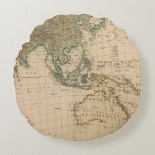 Australia and Asia Round Cushion