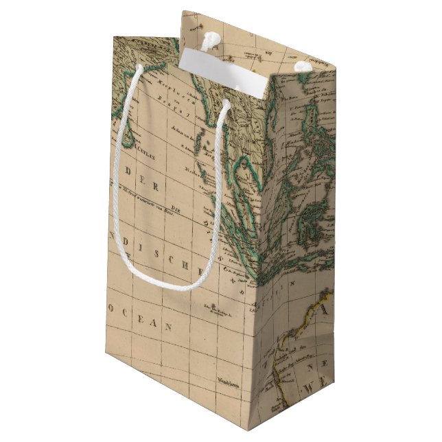 Australia and Asia Small Gift Bag (Back Angled)