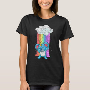 Australia Animal Rainbow Koalacorn Dabbing Koala U T-Shirt