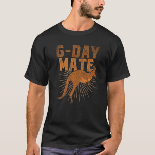 Australia Animal Zoo Animal G Day Mate Kangaroo T-Shirt