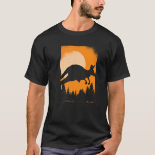 Australia Animal  Zoo Animal Retro Kangaroo T-Shirt