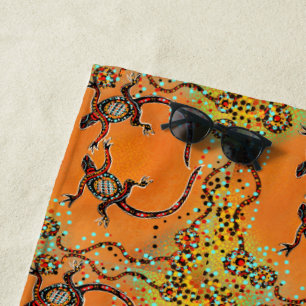 AUSTRALIA ART                   BEACH TOWEL