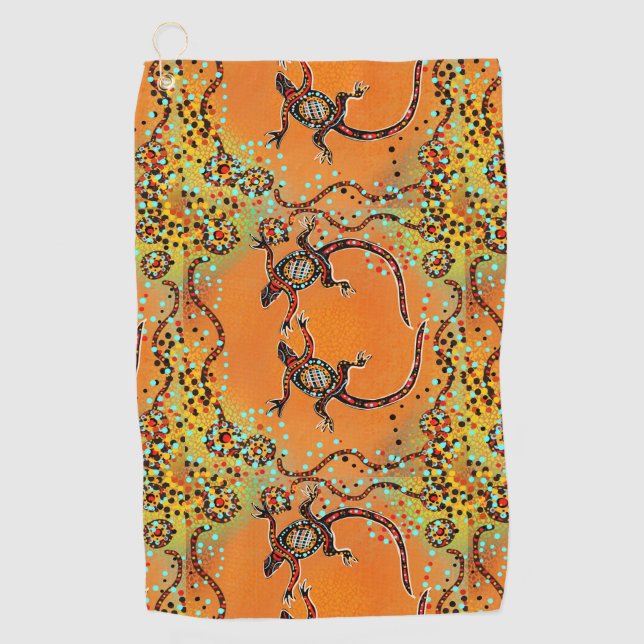 AUSTRALIA ART                   GOLF TOWEL (Front)