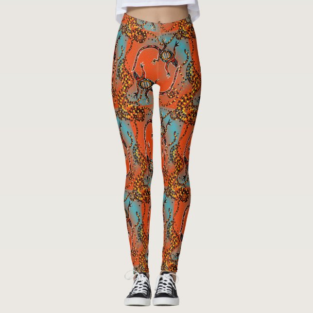 AUSTRALIA ART       LEGGINGS (Front)