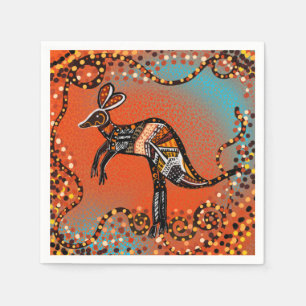 AUSTRALIA ART NAPKIN