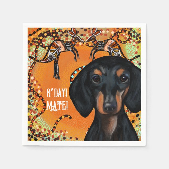 AUSTRALIA ART                  NAPKIN (Front)