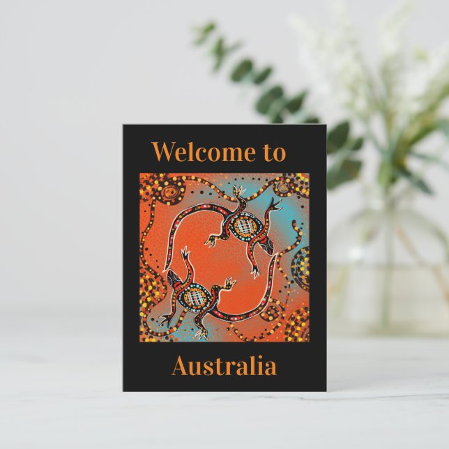 AUSTRALIA ART    POSTCARD (Standing Front)