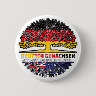 Australia Australian Deutsch Baum 6 Cm Round Badge