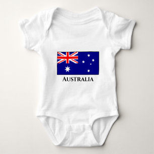 Australia (Australian) Flag Baby Bodysuit