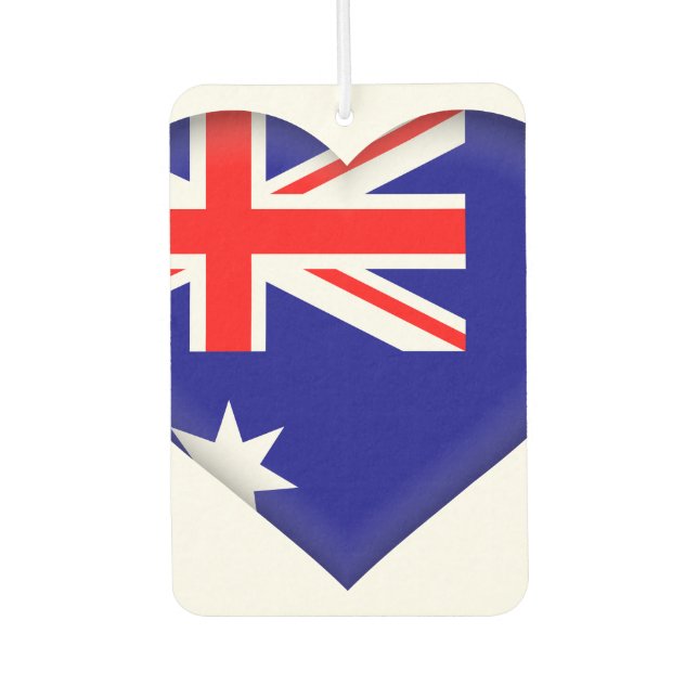 Australia (Australian) Flag Car Air Freshener (Front)
