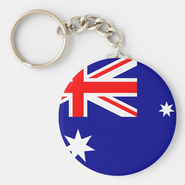 Australia (Australian) Flag Key Ring (Front)