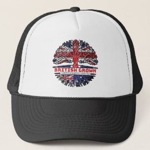 Australia Australian Uk United Kingdom British Trucker Hat