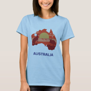Australia Beautiful Continent T-Shirt