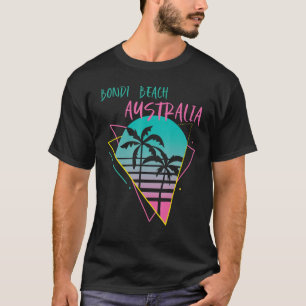 Australia Bondi Beach Palm trees Vacation Ocean Su T-Shirt