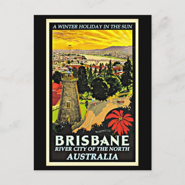 Australia-Brisbane, a Winter Holiday in the Sun Postcard (Front)