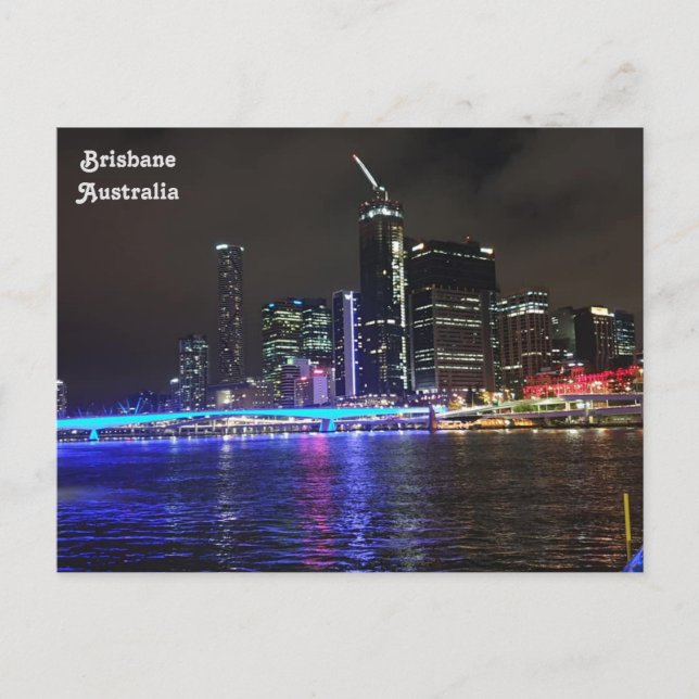 Australia, Brisbane River, Brisbane, Queensland (A Postcard (Front)