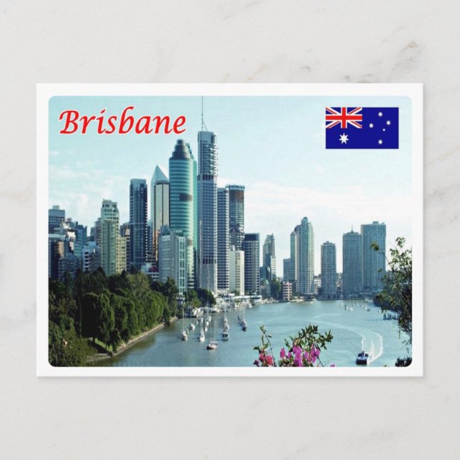 Australia -  Brisbane - Skyline - Postcard (Front)