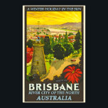 Australia Brisbane Travel Poster<br><div class="desc">Bring the beauty and adventure of global destinations into your space with our vibrant travel posters. Each poster captures the essence of iconic cities, serene landscapes, and cultural landmarks, offering a window to the world from the comfort of your home. Printed on premium paper with rich, fade-resistant colours, these posters...</div>