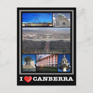 Australia - Canberra - I Love - Postcard