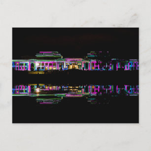 Australia - Canberra Parliament House projections Postcard