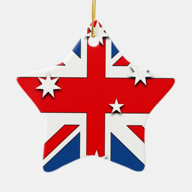 Australia Ceramic Tree Decoration (Front)