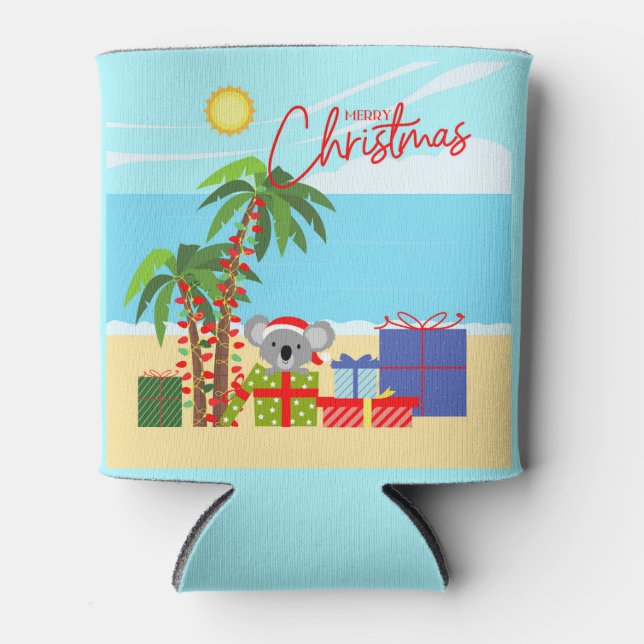 Australia Christmas Can Cooler (Front)