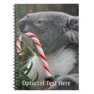 Australia Christmas Koala Bear Notebook