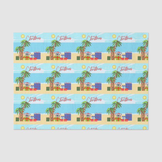 Australia Christmas Tissue Paper (Front)