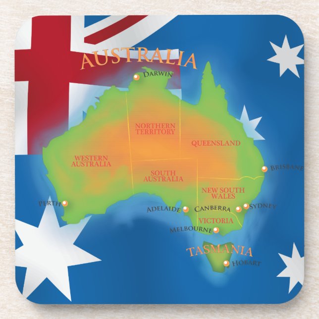 Australia Coaster (Front)