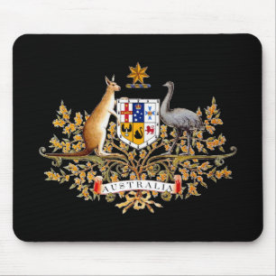 Australia Coat of Arms Mouse Pad