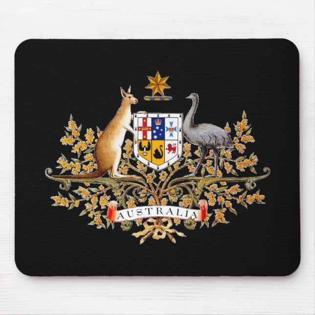 Australia Coat of Arms Mouse Pad (Front)