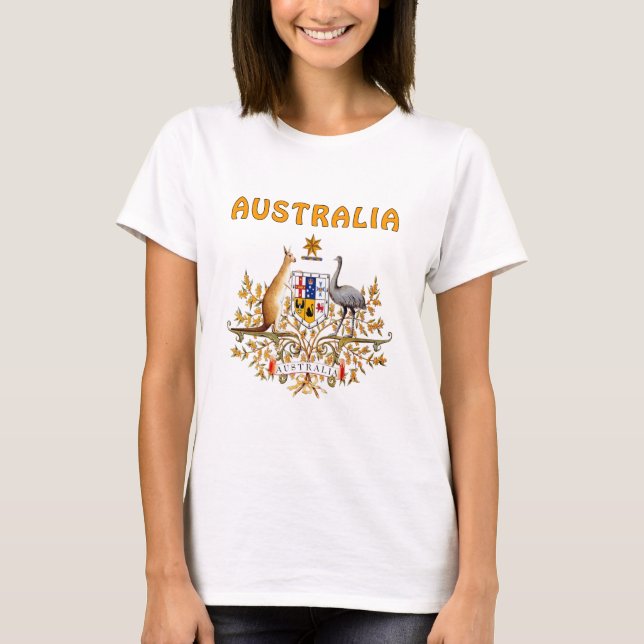 Australia Coat Of Arms T-Shirt (Front)