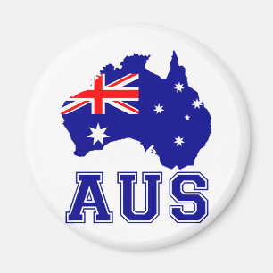 Australia Continent Magnet