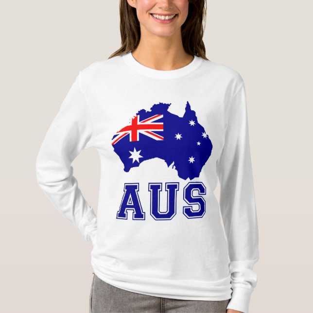 Australia Continent T-Shirt (Front)