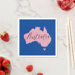 Australia Country Shining Colour Napkin