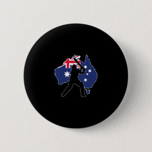Australia Cricket 6 Cm Round Badge