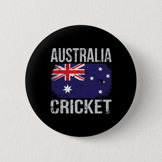 Australia Cricket  6 Cm Round Badge (Front)