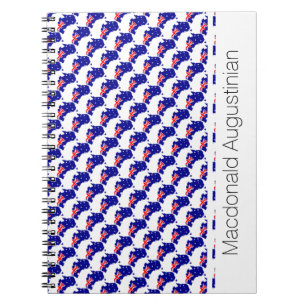 AUSTRALIA Custom Add Your Name Notebook Journal