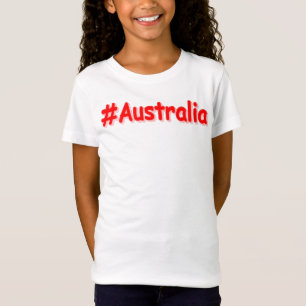 "#Australia" Cute Design. Buy Now T-Shirt