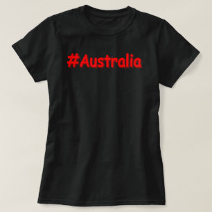 "#Australia" Cute Design. Buy Now T-Shirt