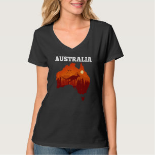 Australia Day   Australian Map Flag Patriotic  1 T-Shirt