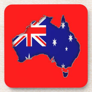 Australia Day Coaster