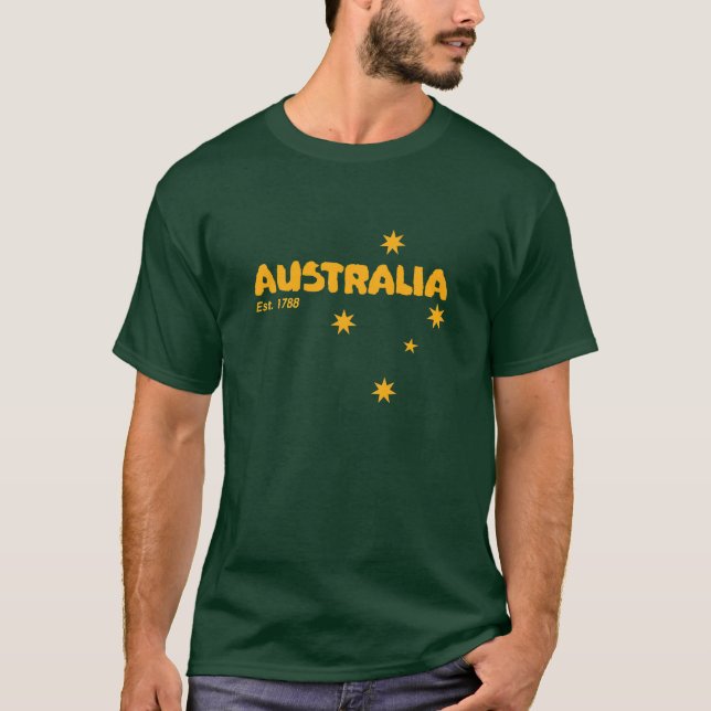 Australia Day Est 1788 Australian Aussie T-Shirt (Front)