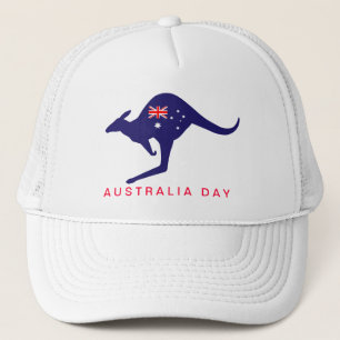 AUSTRALIA DAY KANGAROO FLAG CAP